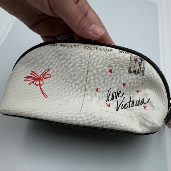 Lot of 3 Victoria's Secret Makeup Bags Cosmetic Sequin Beach - Picture 2 of 6